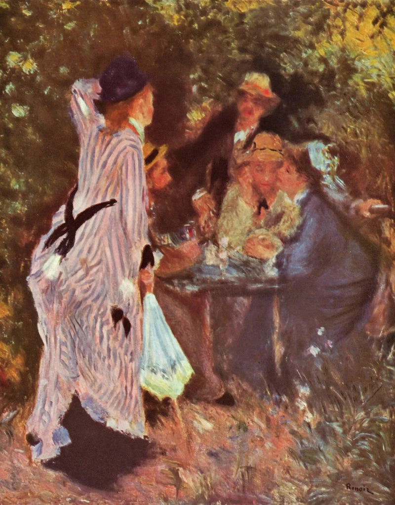 В саду - Пьер-Огюст Ренуар