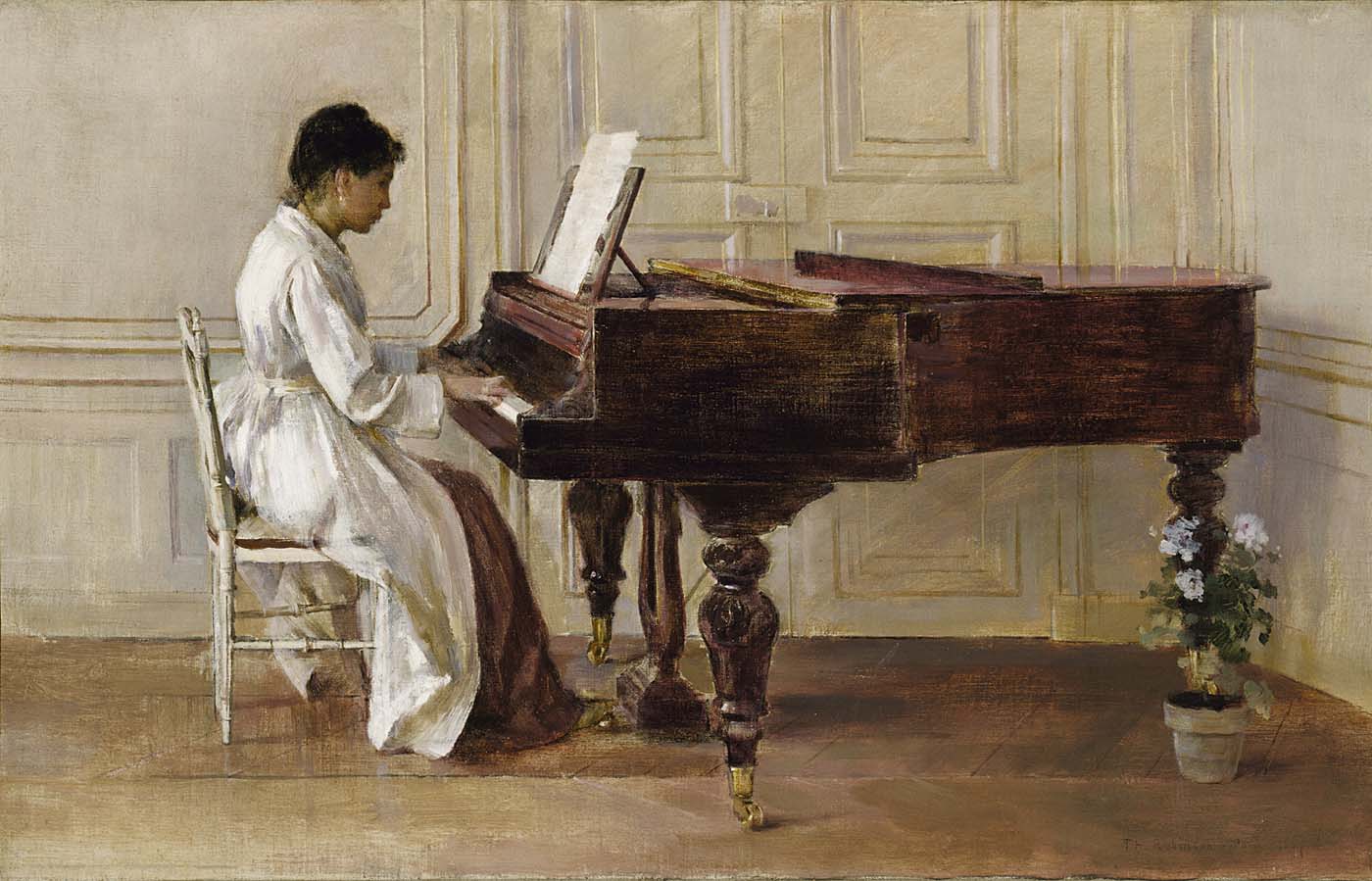 Au piano - Theodore Robinson - Alpha Reproduction