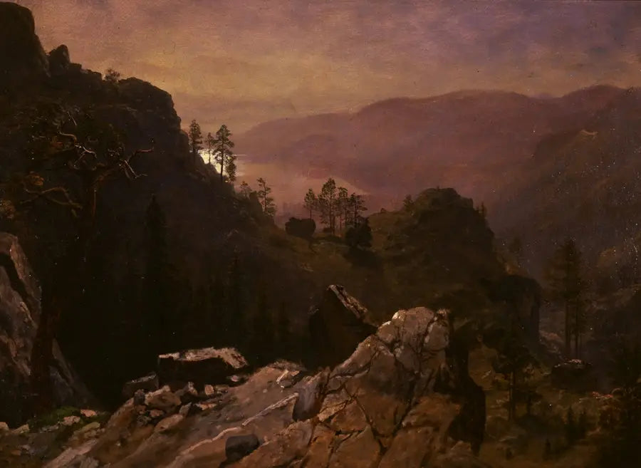 Aube au lac Donner - Albert Bierstadt - Alpha Reproduction