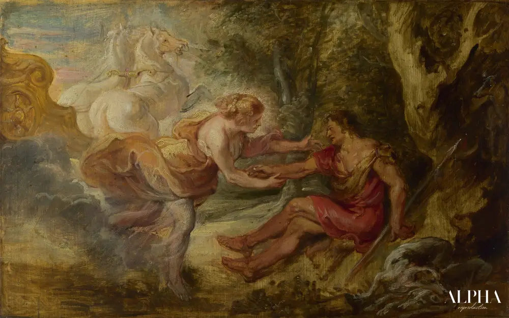 Aurore enlevant Céphalus - Peter Paul Rubens - Reproductions de tableaux et peintures haut de gamme