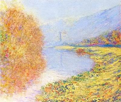Reproduction du tableau « Automne à Jeufosse - Claude Monet » par Alpha Reproduction en peinture à l’huile
