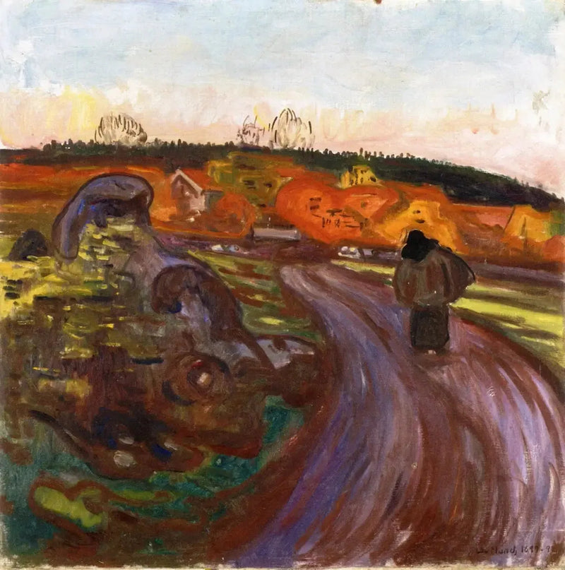 Осень - Эдвард Мунк