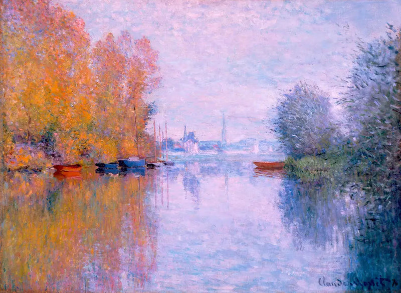 Осень на Сене, Аржантёй - Клод Моне