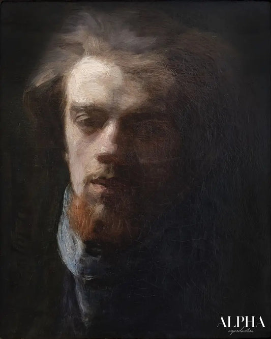 Autoportrait, 1860 - Henri Fantin-Latour - Reproductions de tableaux et peintures haut de gamme