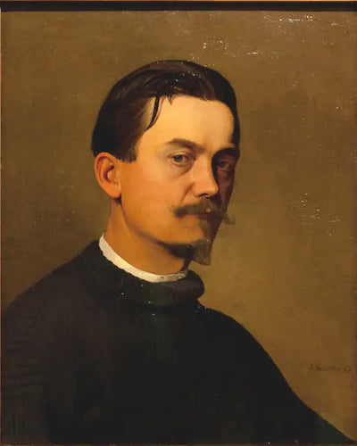 Autoportrait 1897 - Félix Vallotton - Alpha Reproduction