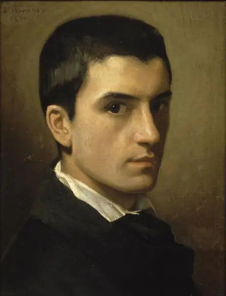 Autoportrait à l’âge de 17 ans - Léon Bonnat - Alpha Reproduction