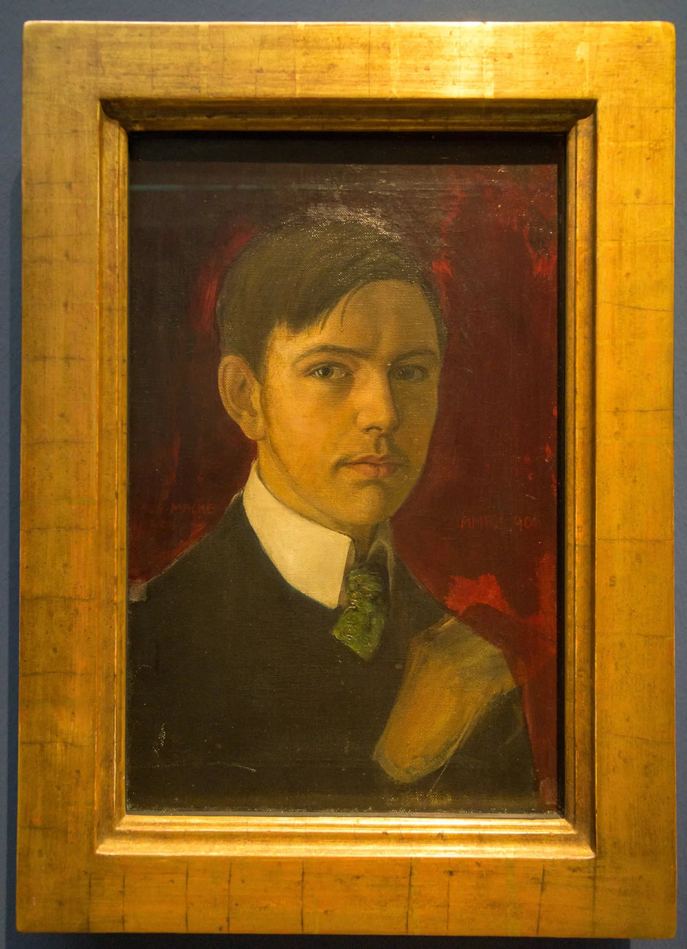 Autoportrait - August Macke image 1 reproduction réalisée par Alpha Reproduction