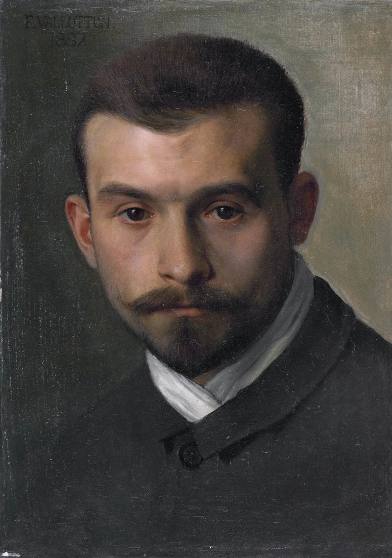 Автопортрет (Феликс Валлоттон, 1887) - Феликс Валлоттон