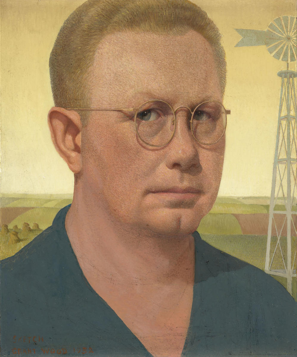 Autoportrait - Grant Wood - Alpha Reproduction