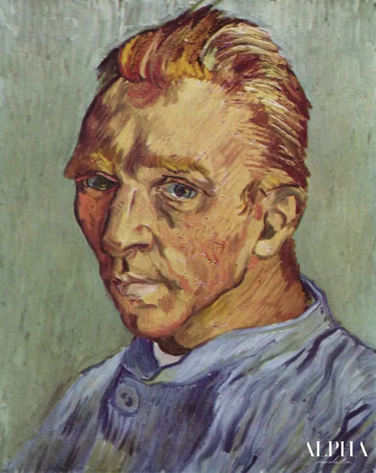 Autoportrait sans barbe - Van Gogh - Reproductions de tableaux et peintures haut de gamme