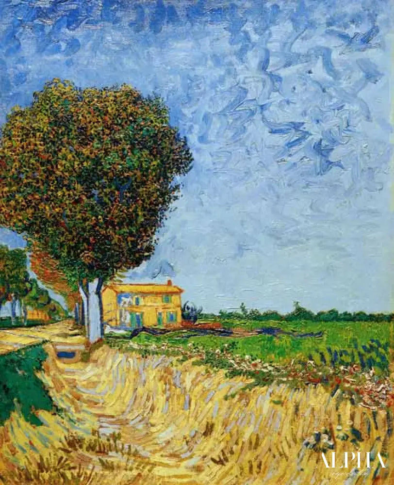 Avenue près d'Arles - Van Gogh - Reproductions de tableaux et peintures haut de gamme