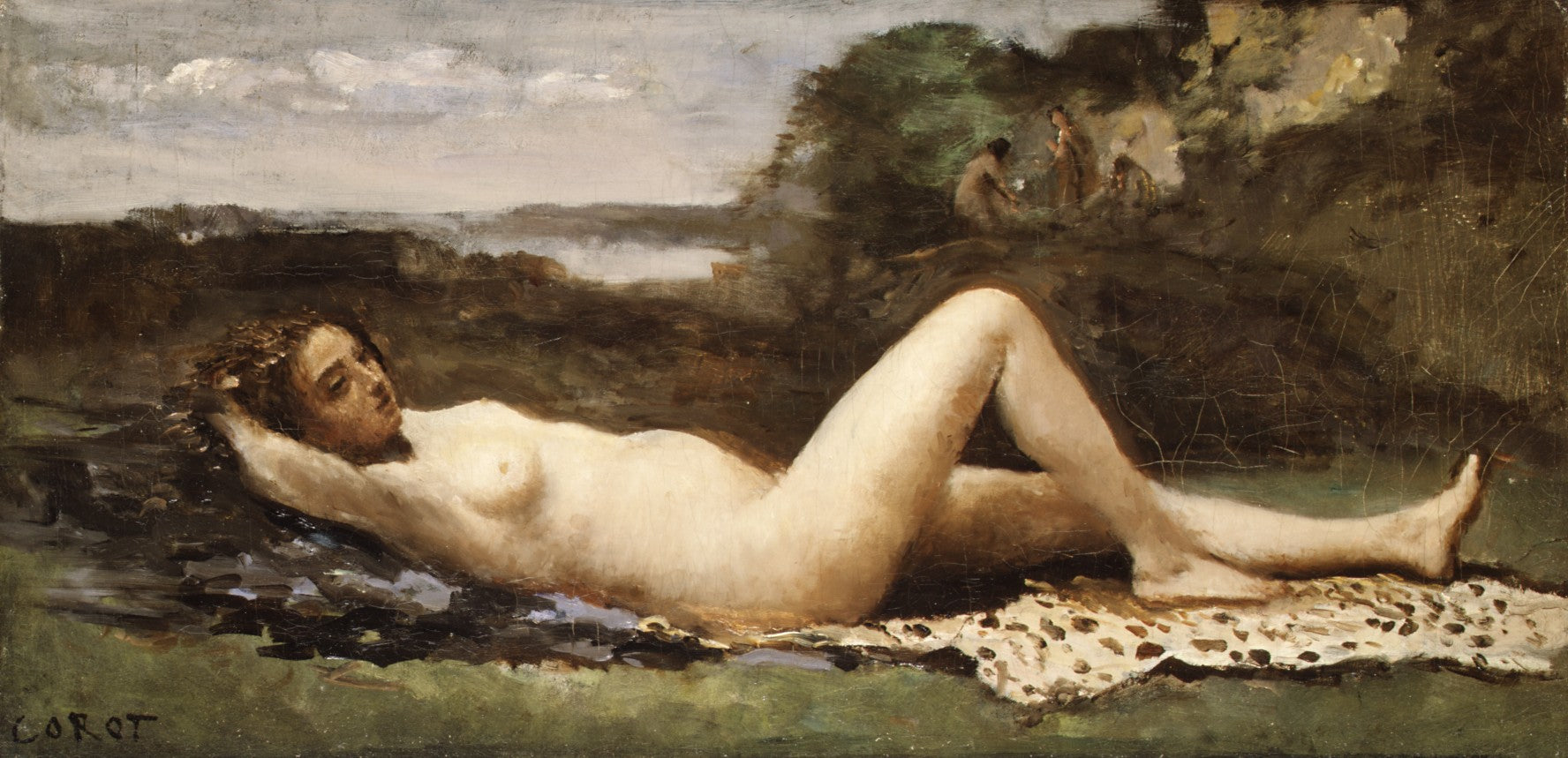 Bacchante dans un paysage - Jean-Baptiste Camille Corot - Alpha Reproduction