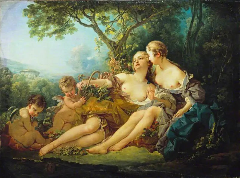 Bacchus et Érigone - François Boucher - Alpha Reproduction