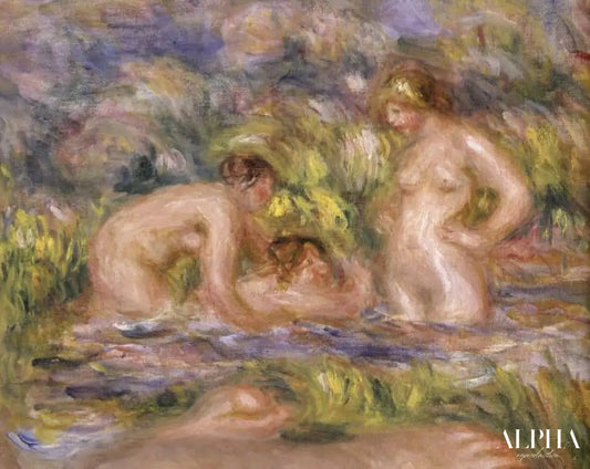 Baigneurs 1918 Détail - Pierre-Auguste Renoir - Reproductions de tableaux et peintures haut de gamme