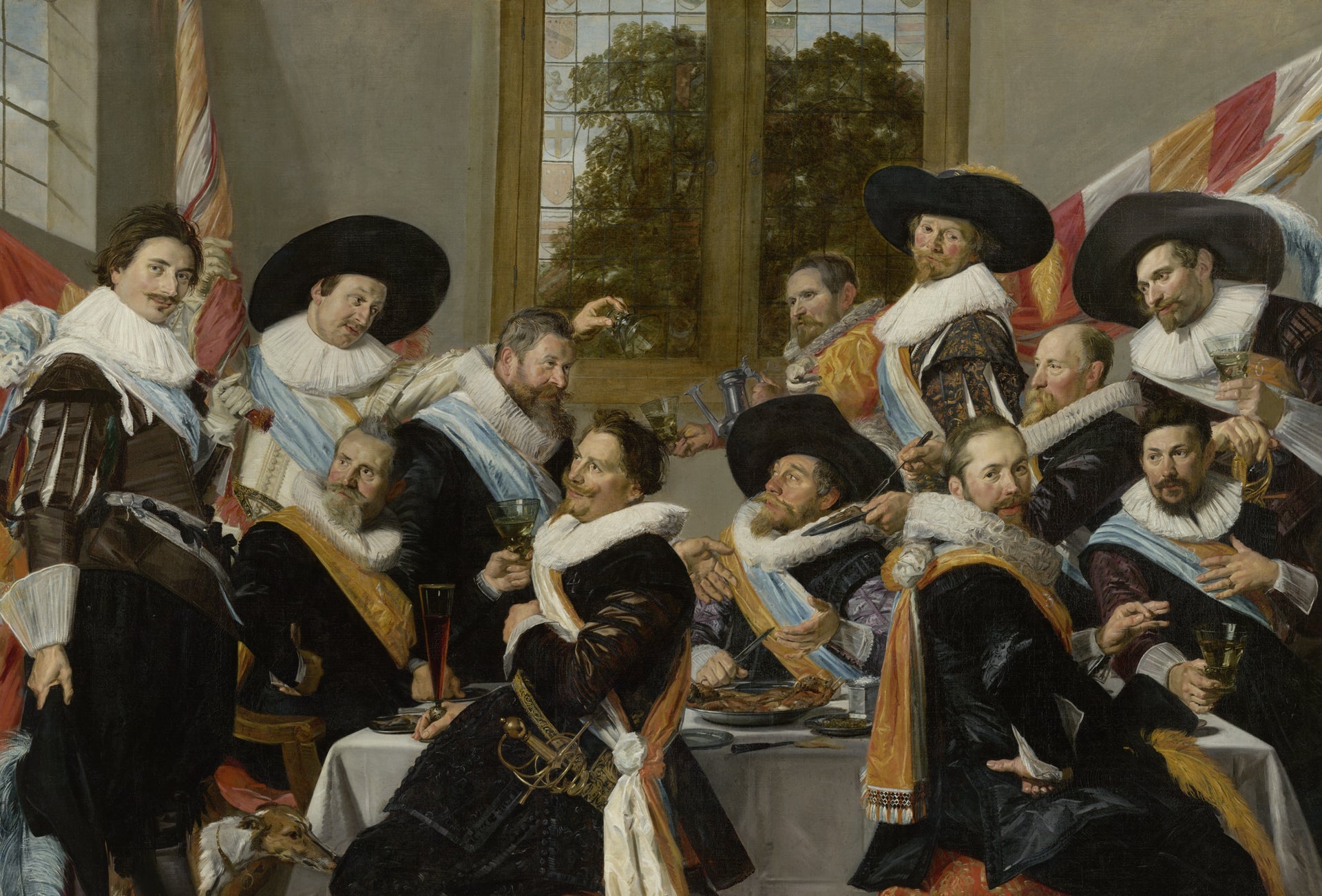 Banquet des officiers du corps des archers de Saint-Adrien - Frans Hals - Alpha Reproduction