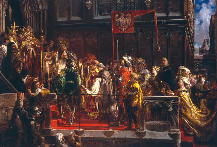 Baptême de Ladislas de Varna 18.II.1425. - Jan Matejko - Alpha Reproduction