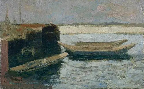 Лодки в порту - Одилон Редон