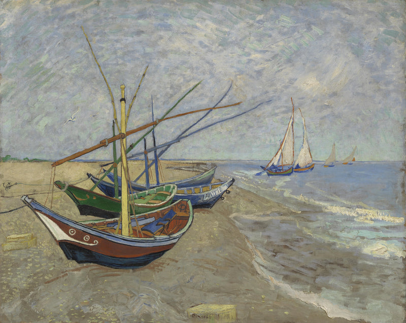 Лодки у Сен-Мари - Винсент Ван Гог