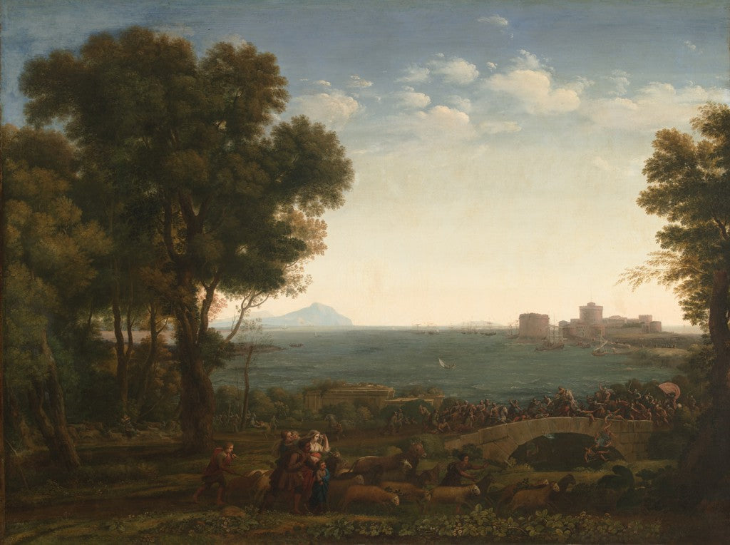 Bataille sur un pont - Claude Lorrain - Alpha Reproduction