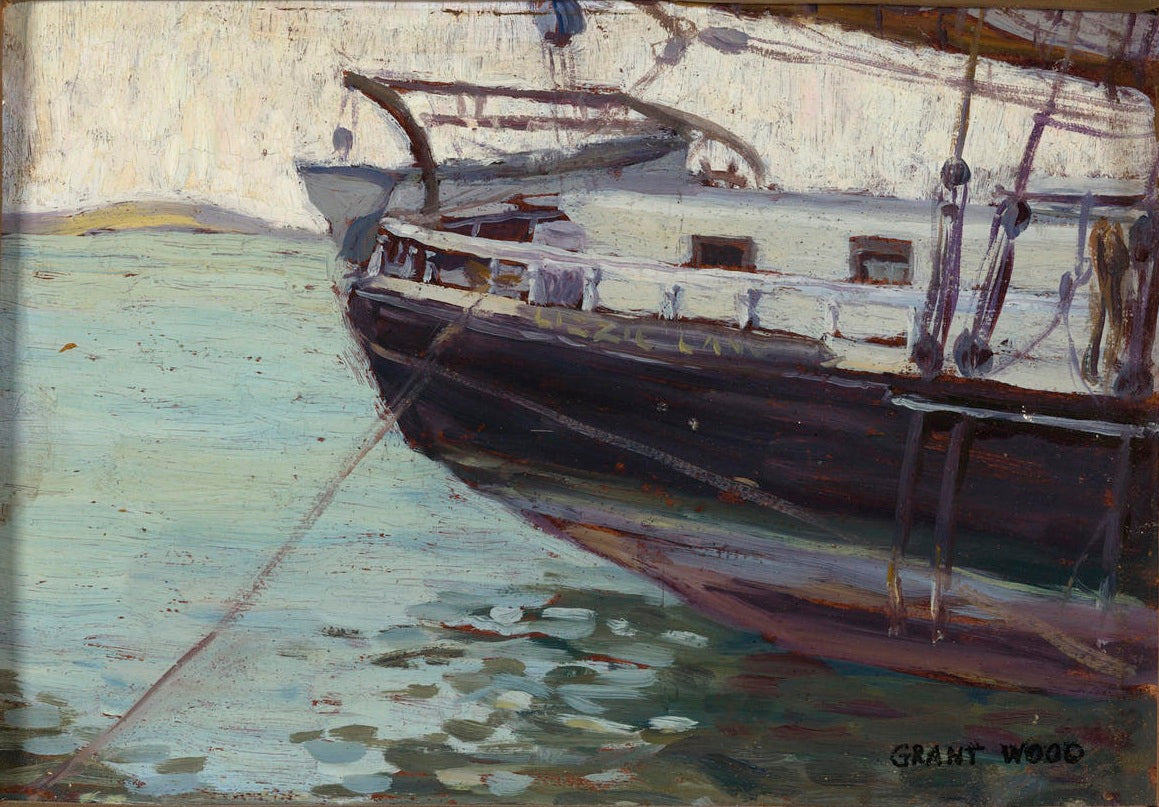 Bateau - Grant Wood - Alpha Reproduction