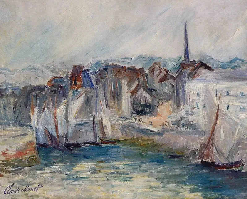 Лодки в порту Онфлер, Мармоттан W1846 - Клод Моне
