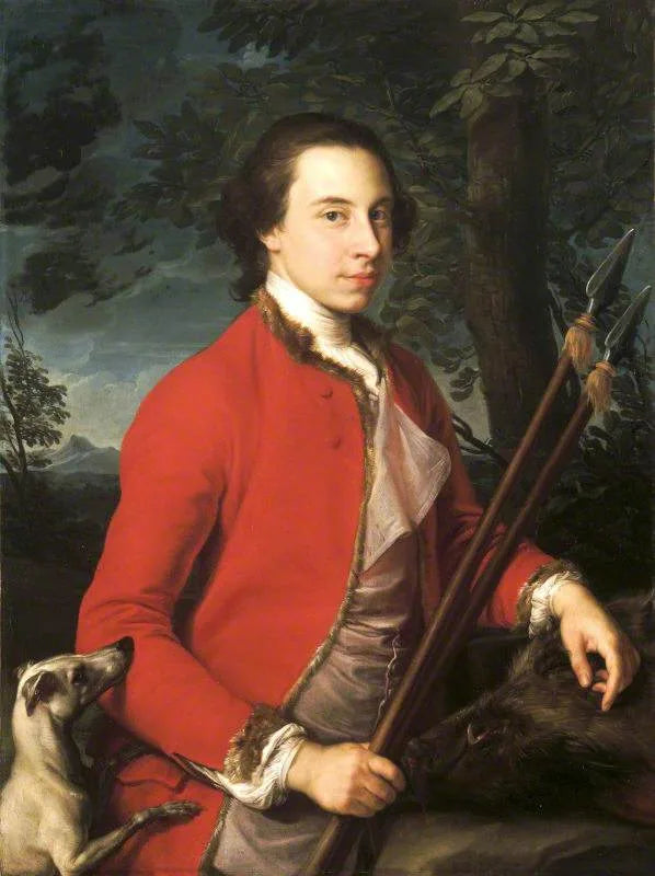 Бенджамин Летиулье MP (1728/9-1797), с двумя пиками для кабана - Помпео Батони