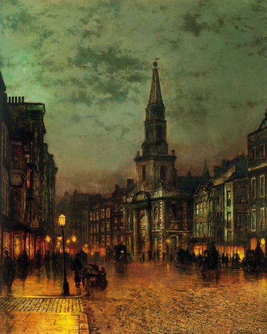 Blackman Street, Londres - John atkinson grimshaw - Reproductions de tableaux et peintures haut de gamme