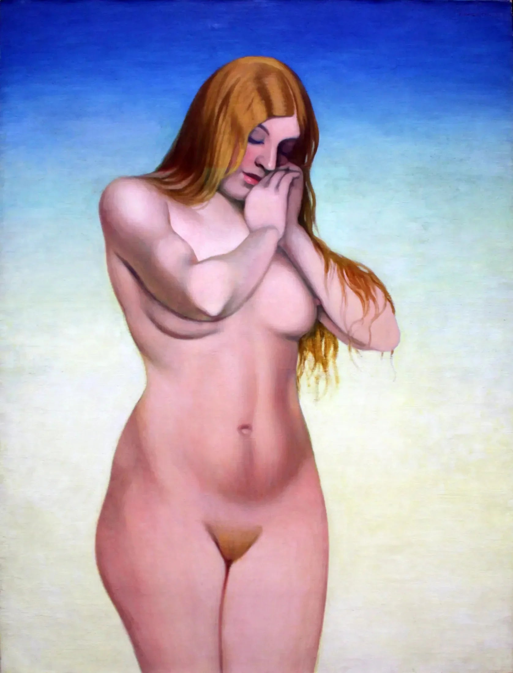 Blonde nue - Félix Vallotton image 1 reproduction réalisée par Alpha Reproduction