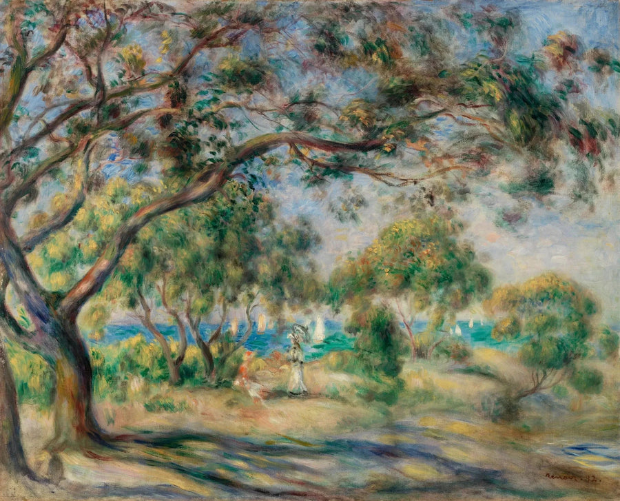 Bois de la Chaise à Noirmoutier, 1892, Renoir – reproduction peinture à l’huile