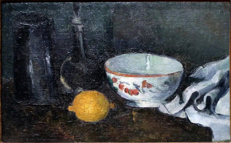 Коробка с молоком и лимоном, I - Поль Сезанн
