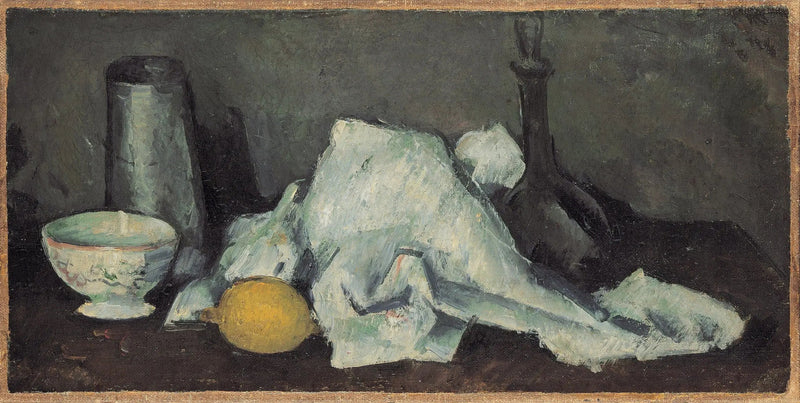 Коробка с молоком и лимоном, II - Поль Сезанн