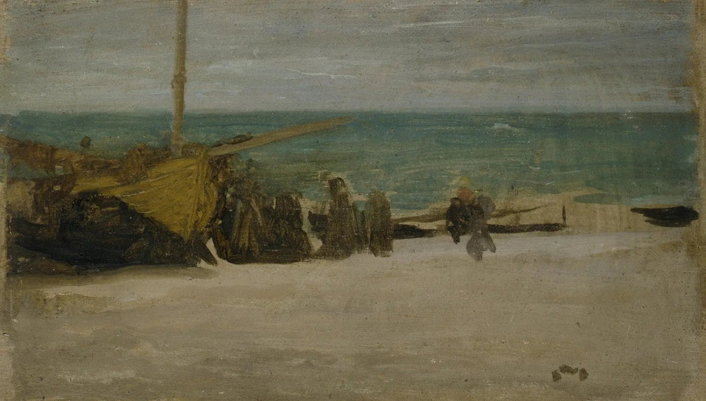 Bord de mer : gris et noir - James Abbott McNeill Whistler image 1 reproduction d’œuvre d’art à l’huile