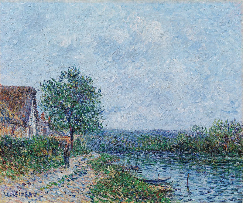 Берег реки, Сеня в Порт-Жуи - Гюстав Луазо