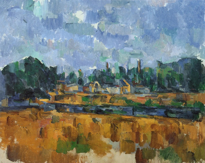 Берега реки - Поль Сезанн