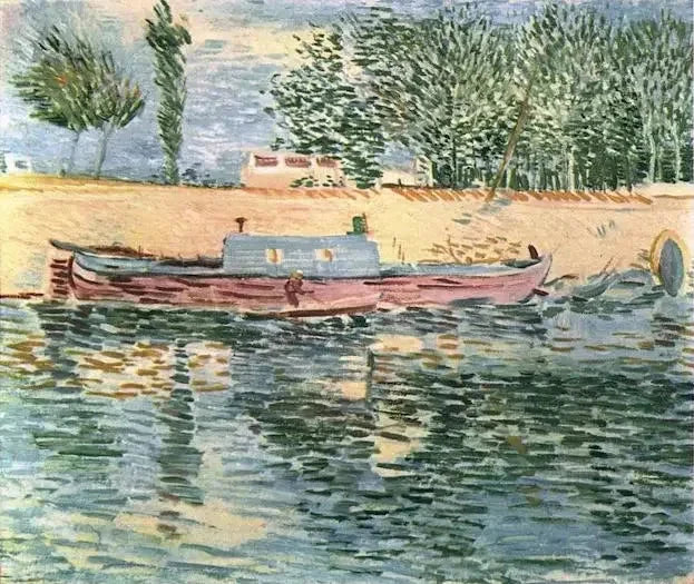 Причалы Сены с лодками, Les - Винсент ван Гог
