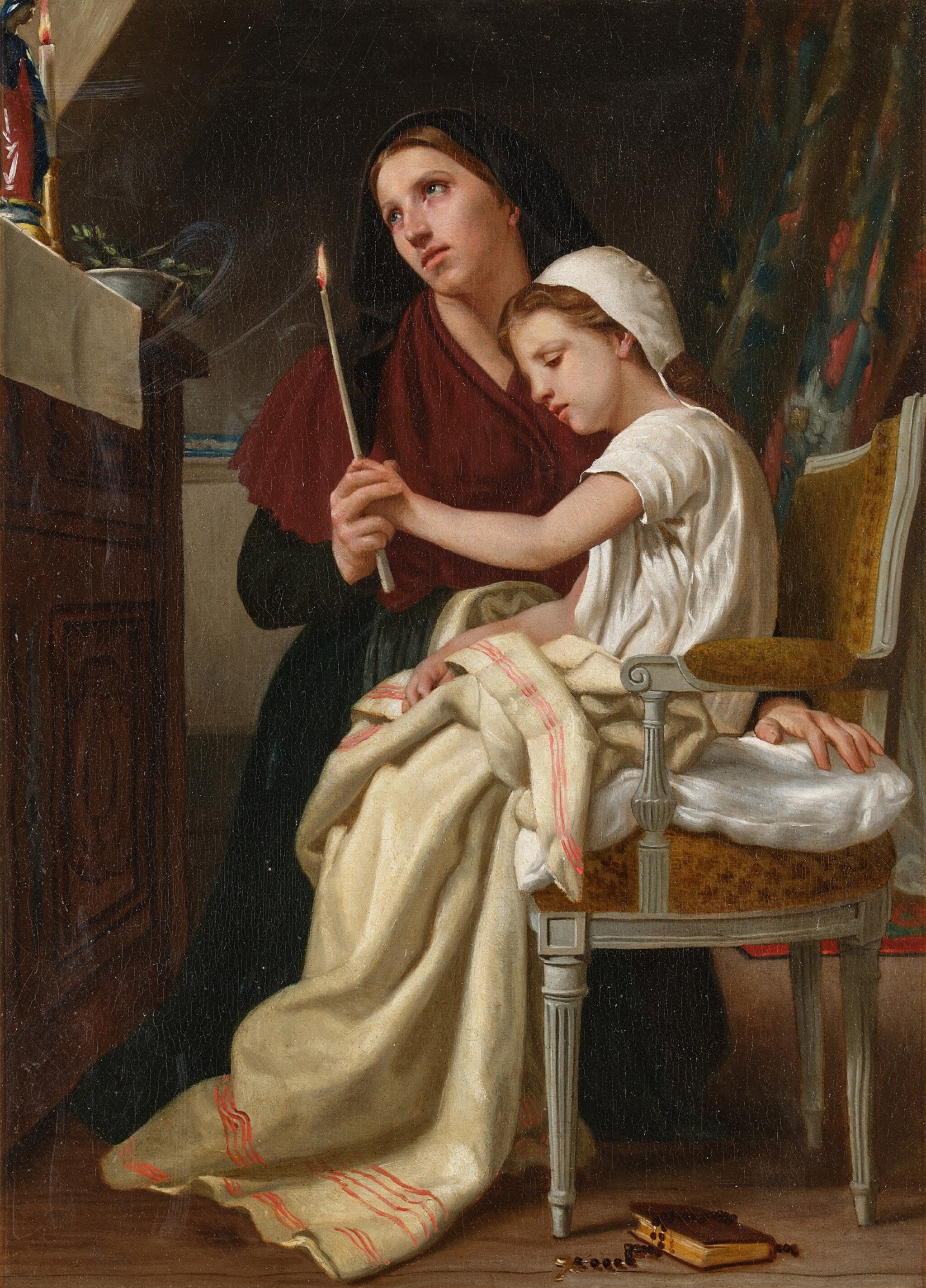 Le Vœu, réduction, par William Bouguereau, 1867