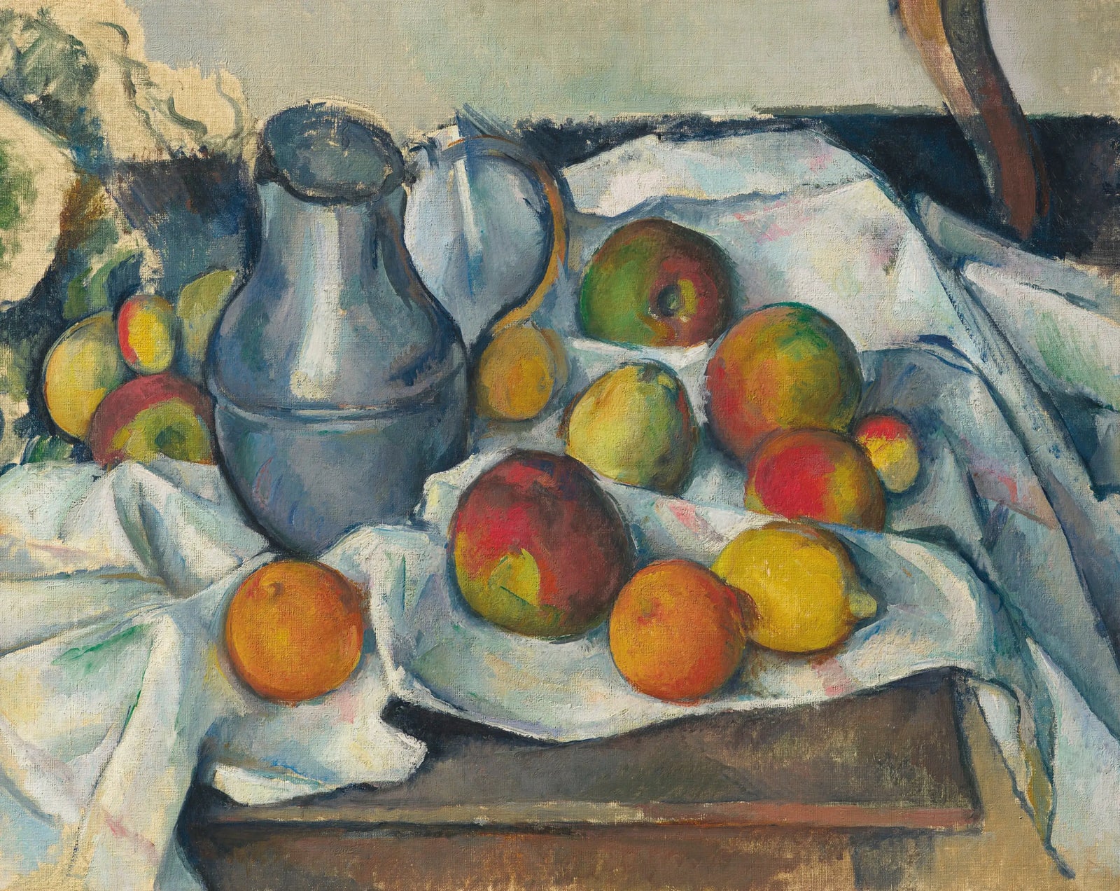 Bouilloire et fruits - Paul Cézanne - Alpha Reproduction