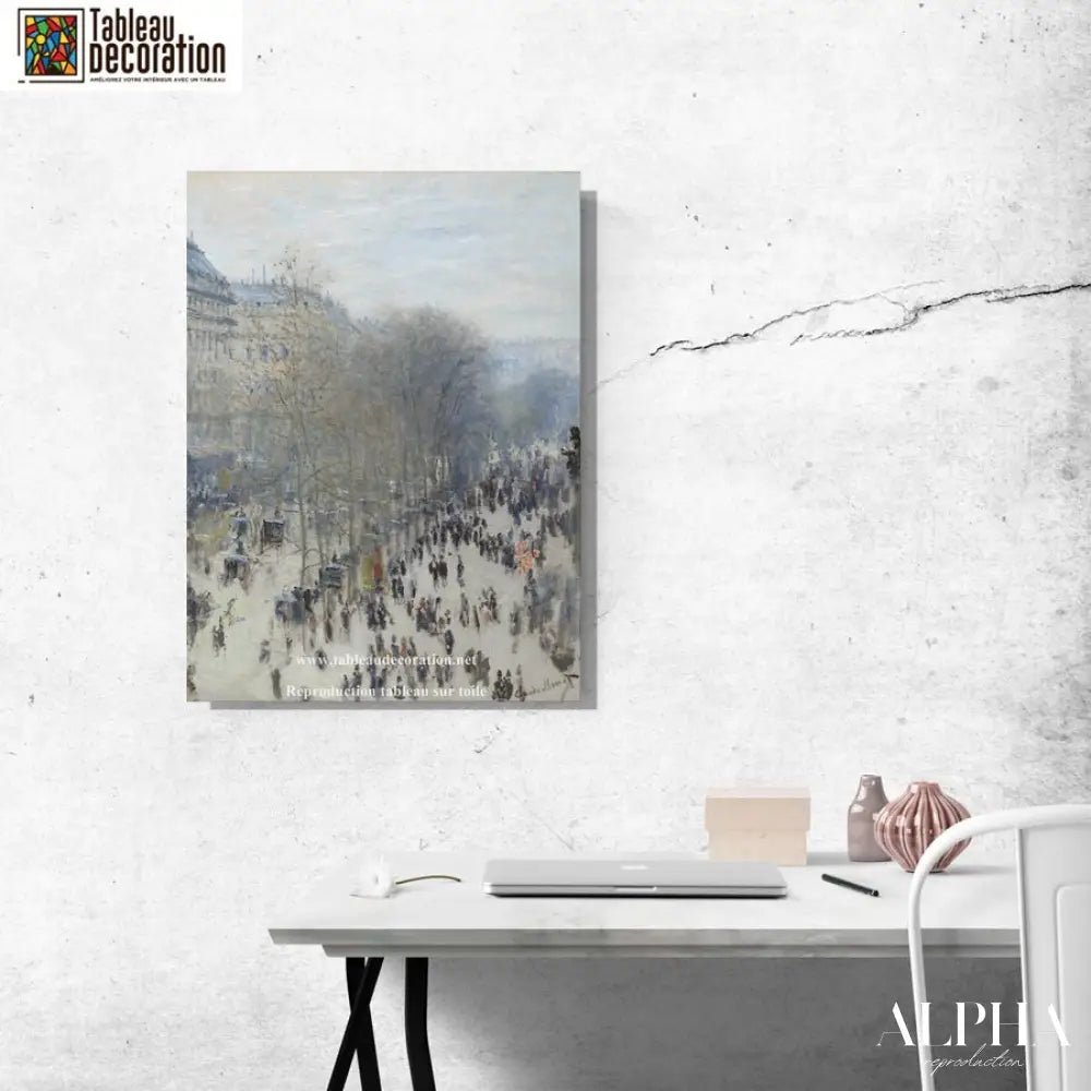 Boulevard des Capucines - Tableau Monet - Reproductions de tableaux et peintures haut de gamme