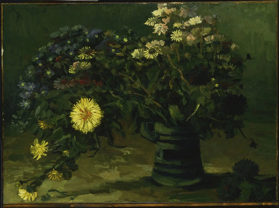 Натюрморт с букетом ромашек - Vincent van Gogh