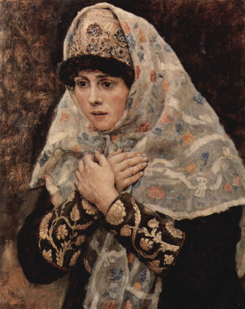 Boyaryna Morozova, sketch 03 - Vassili Sourikov