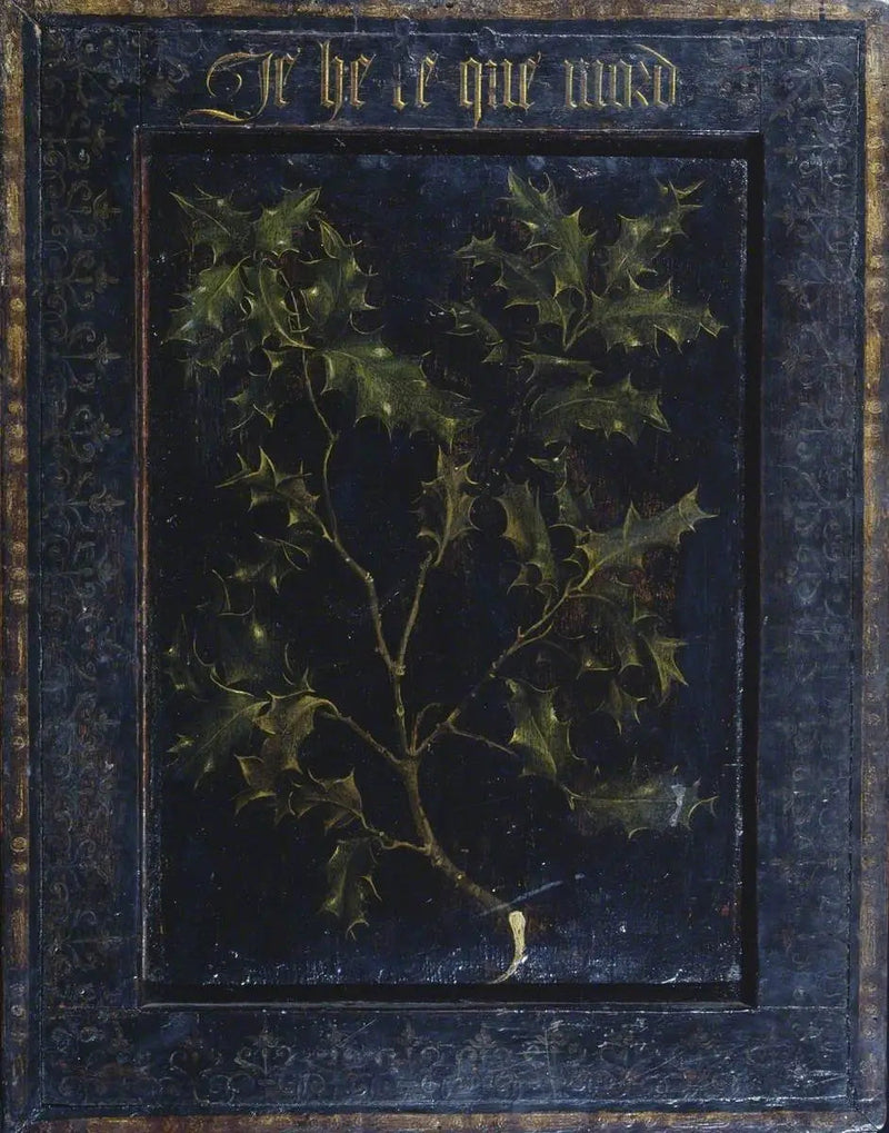 Ветвь падуба (на обратной стороне) - Rogier van der Weyden