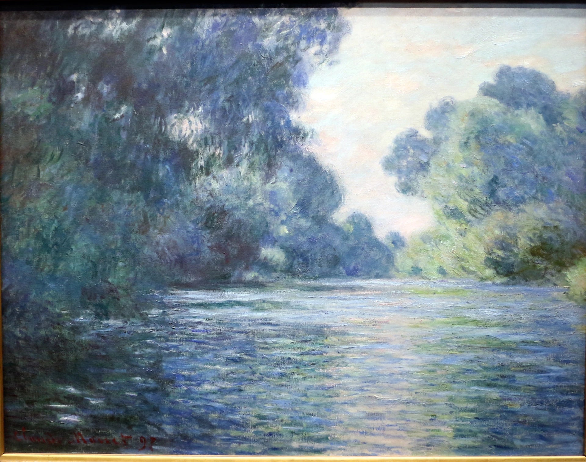 Bras de Seine près de Giverny de Claude Monet, 1897 – musée d’Orsay RF 2003, Wildenstein 1487