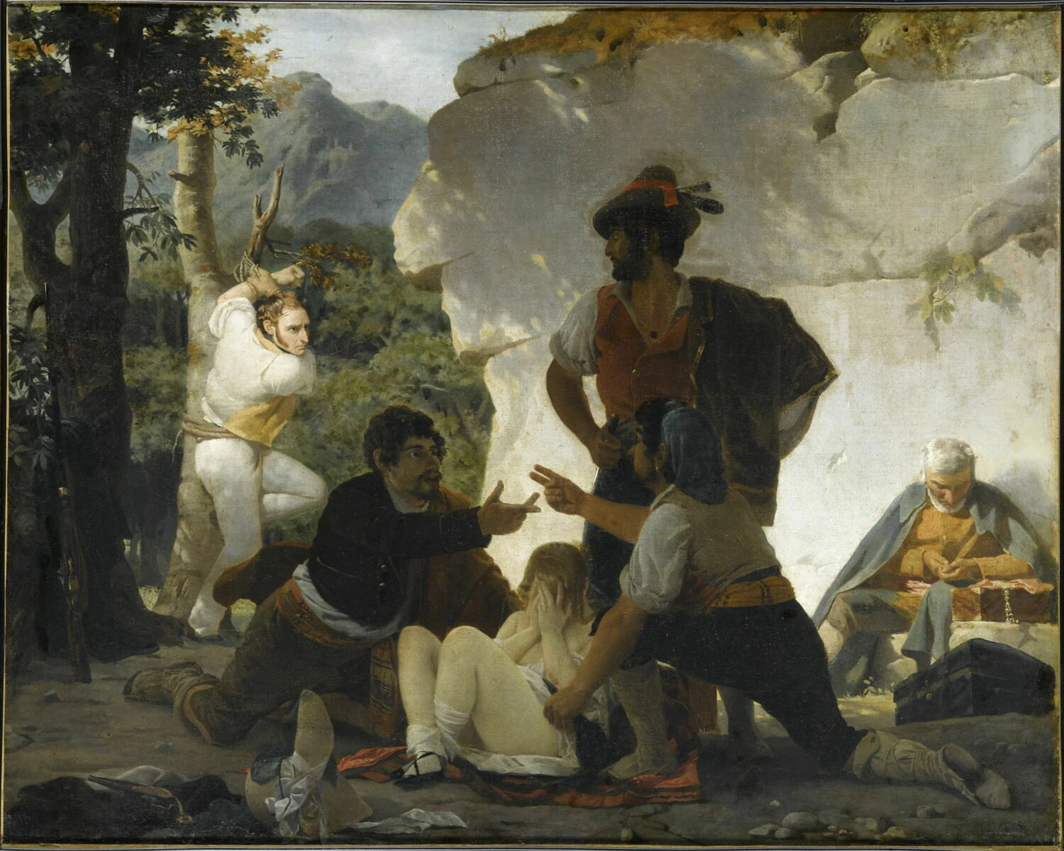 Les Brigands romains - Charles Gleyre