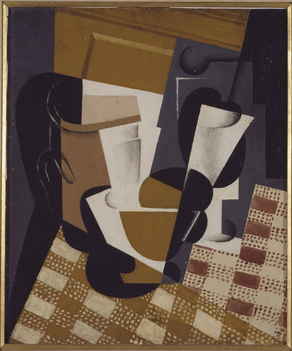 Broc et verre - Juan Gris - Alpha Reproduction