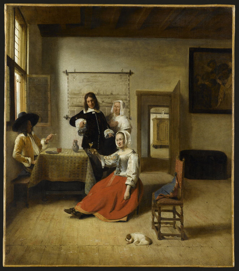 La Buveuse - Pieter de Hooch