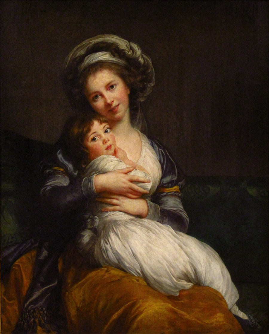Autoportrait avec sa fille Julie - Élisabeth Vigée Le Brun