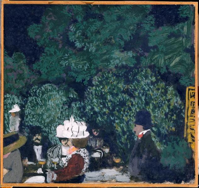 Café au bois de Boulogne - Édouard Vuillard - Alpha Reproduction