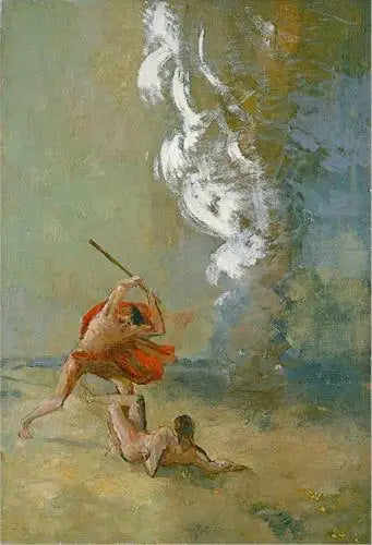 Каин и Авель - Одилон Редон