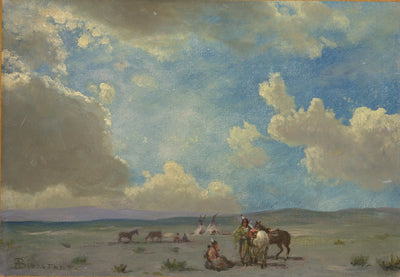 Campement indien - Albert Bierstadt - Alpha Reproduction