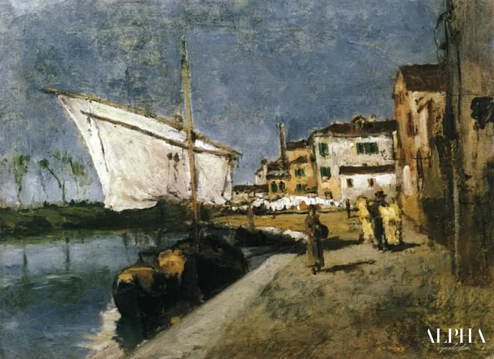 Campo Santa Marta - John Henry Twachtman - Reproductions de tableaux et peintures haut de gamme